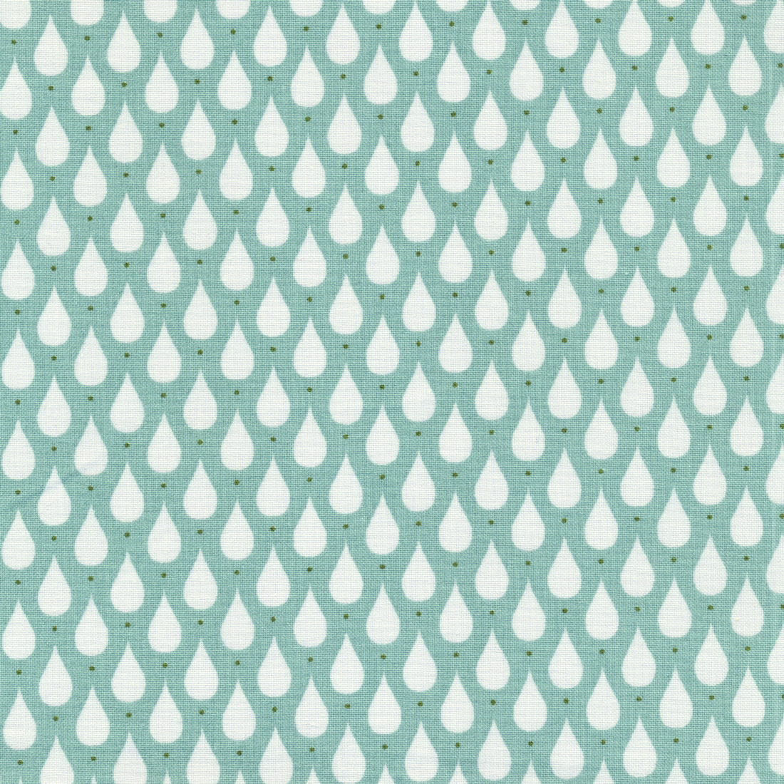 Wachstücher - Teardrops Ice Green
