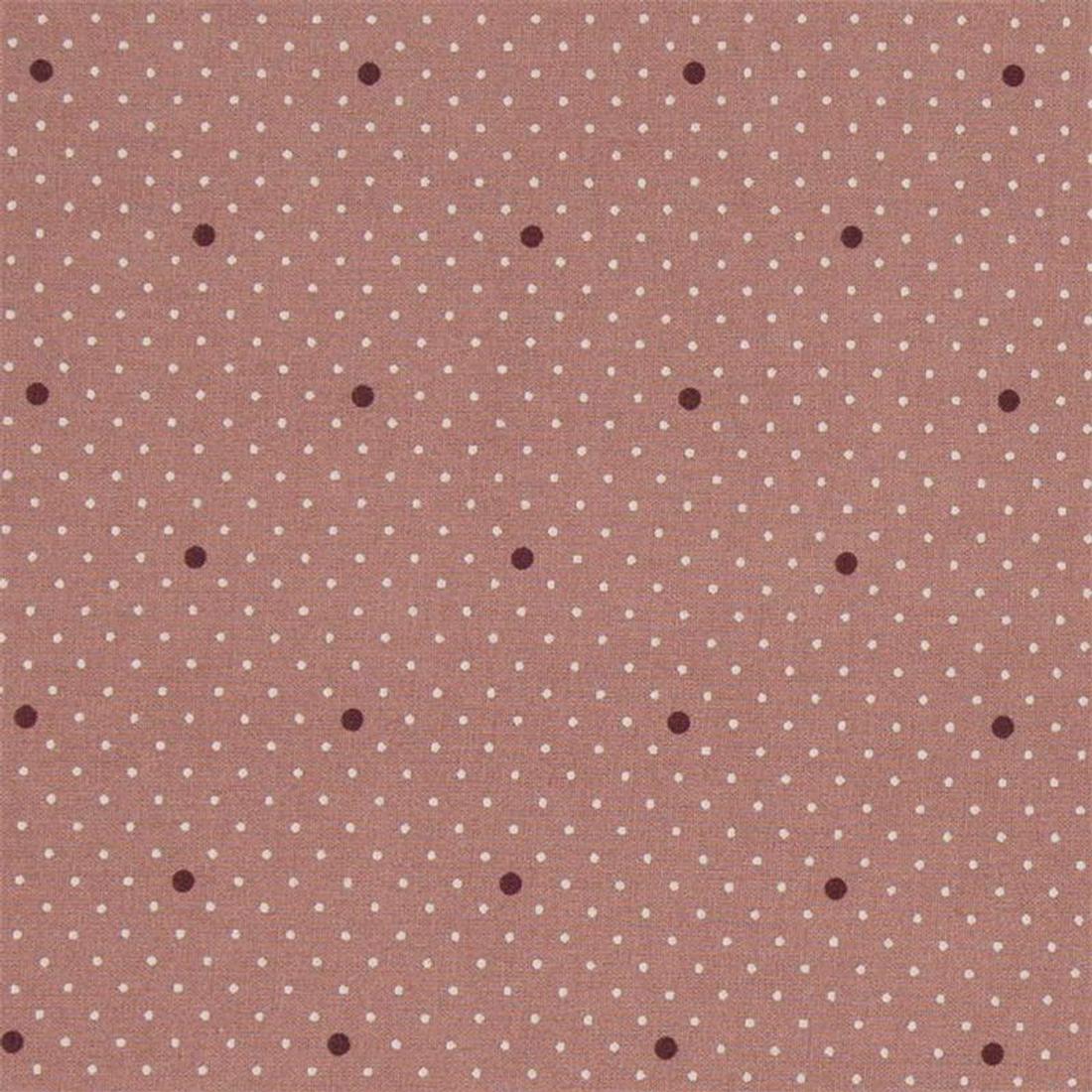 Wachstücher - Dottie Dots Rose/Bordeaux