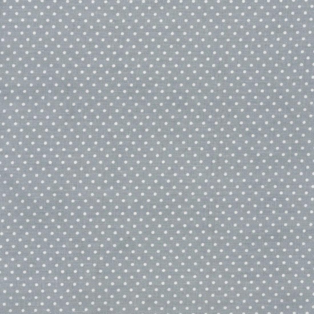 Baumwollstoffe - Dots Dusty Blue