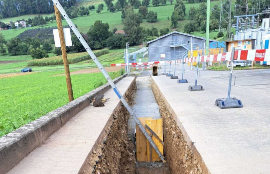 CKW Kabelschutzrohranlage UW
