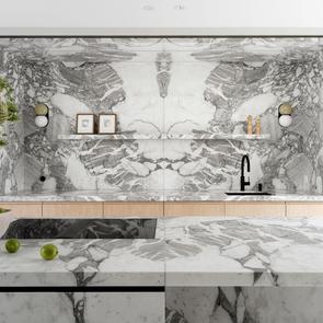 Marmor in Szene gesetzt... - KAWA Design AG :: Küchen Raum Bäder, Sursee, Willisau, Luzern, Zofingen