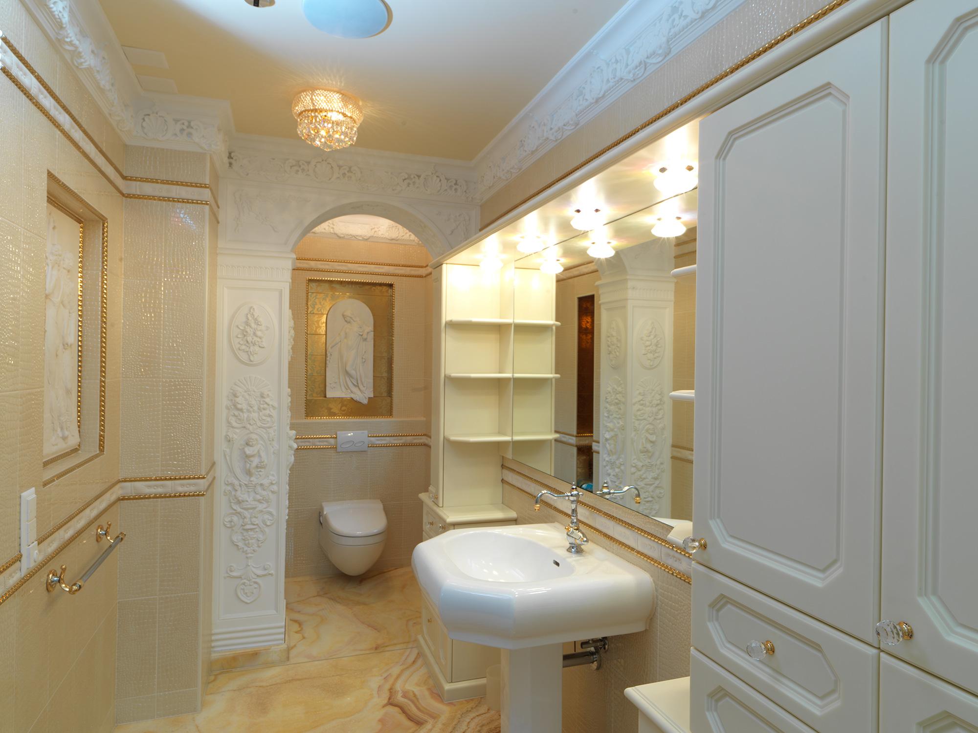 Stilbadezimmer in Himacs - Bäder & Badumbau-Spezialist für Küchen & Küchenbau, Moderne Küchen, Küchenumbau, Küchenbau, Bäder, Renovationen, Sursee, Willisau, Zentralschweiz, Luzern, Zofingen