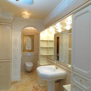 Stilbadezimmer in Himacs - KAWA Design AG :: Küchen Raum Bäder, Sursee, Willisau, Luzern, Zofingen