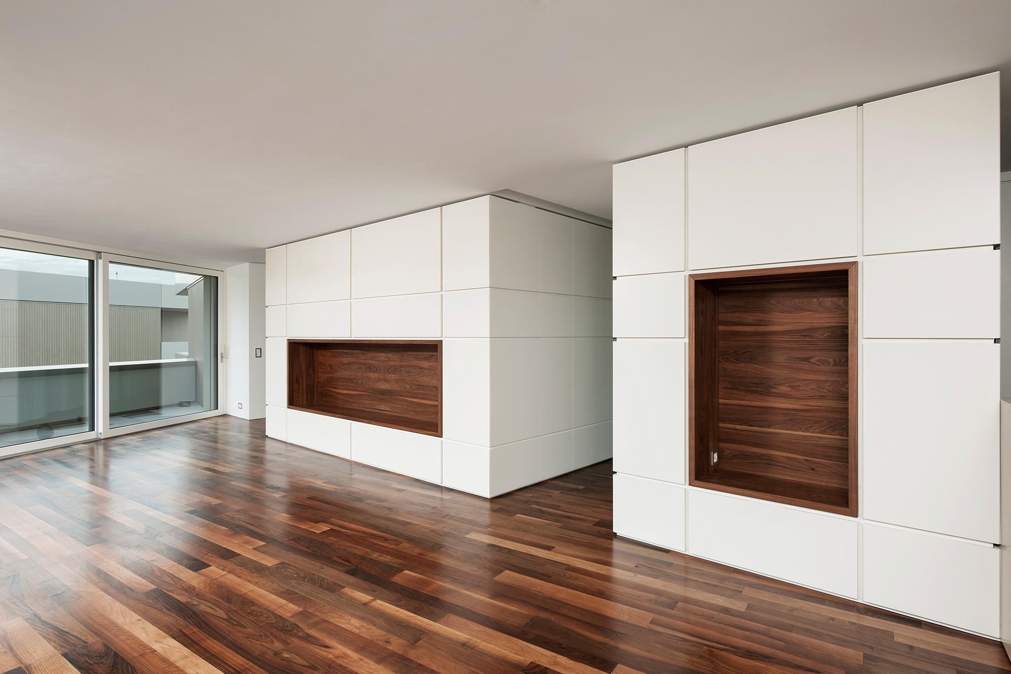 Wohnzimmer-Einbaumöblierung - Raumgestaltung & Innenarchitektur-Spezialist für Küchen & Küchenbau, Moderne Küchen, Küchenumbau, Küchenbau, Bäder, Renovationen, Sursee, Willisau, Zentralschweiz, Luzern, Zofingen