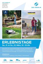 Erlebnisstage Sa. 21.03 & So. 22.03.2026