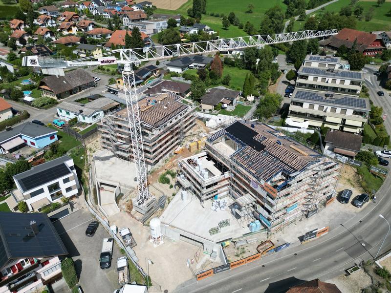 Aufrichtefeier in Altbüron