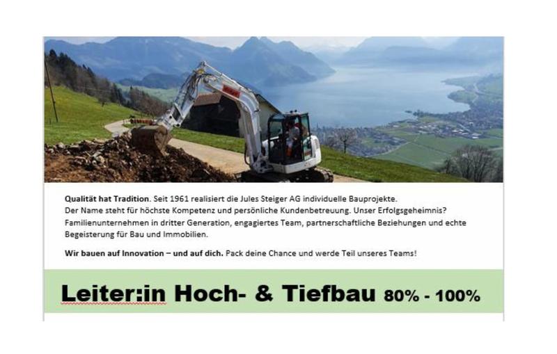 Gesucht: Leiter:in Hoch- & Tiefbau - mit Video