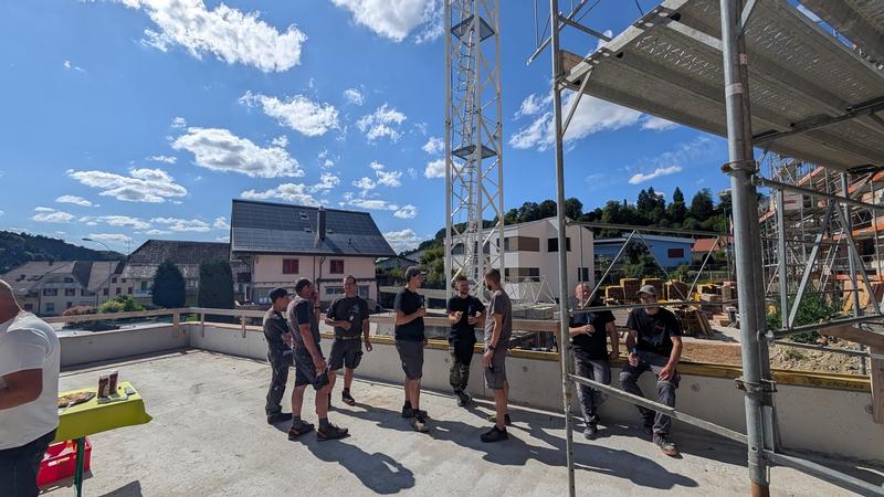 Aufrichtefeier in Altbüron