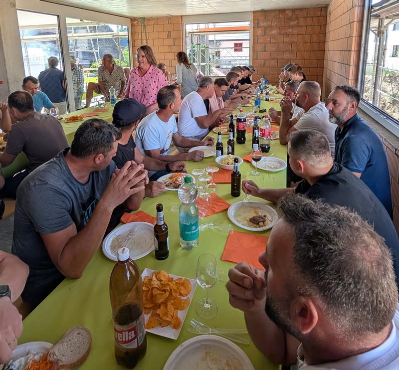 Aufrichtefeier in Altbüron