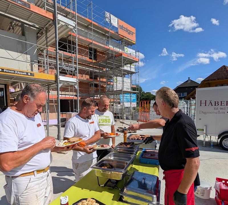 Aufrichtefeier in Altbüron